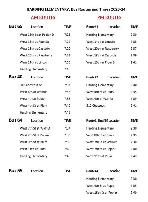 Bus Routes